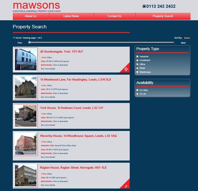Mawsons Website Property Search (2)